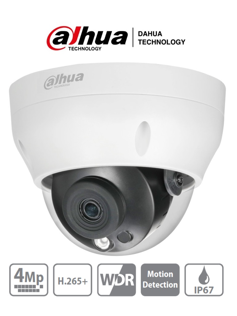 C&aacute;mara IP Domo Dahua Technology DH-IPC-HDPW1431R1N-0280B-S4